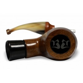 Cachimbo Bertoldi Anel Madeira Natural com Filtro Permanente
